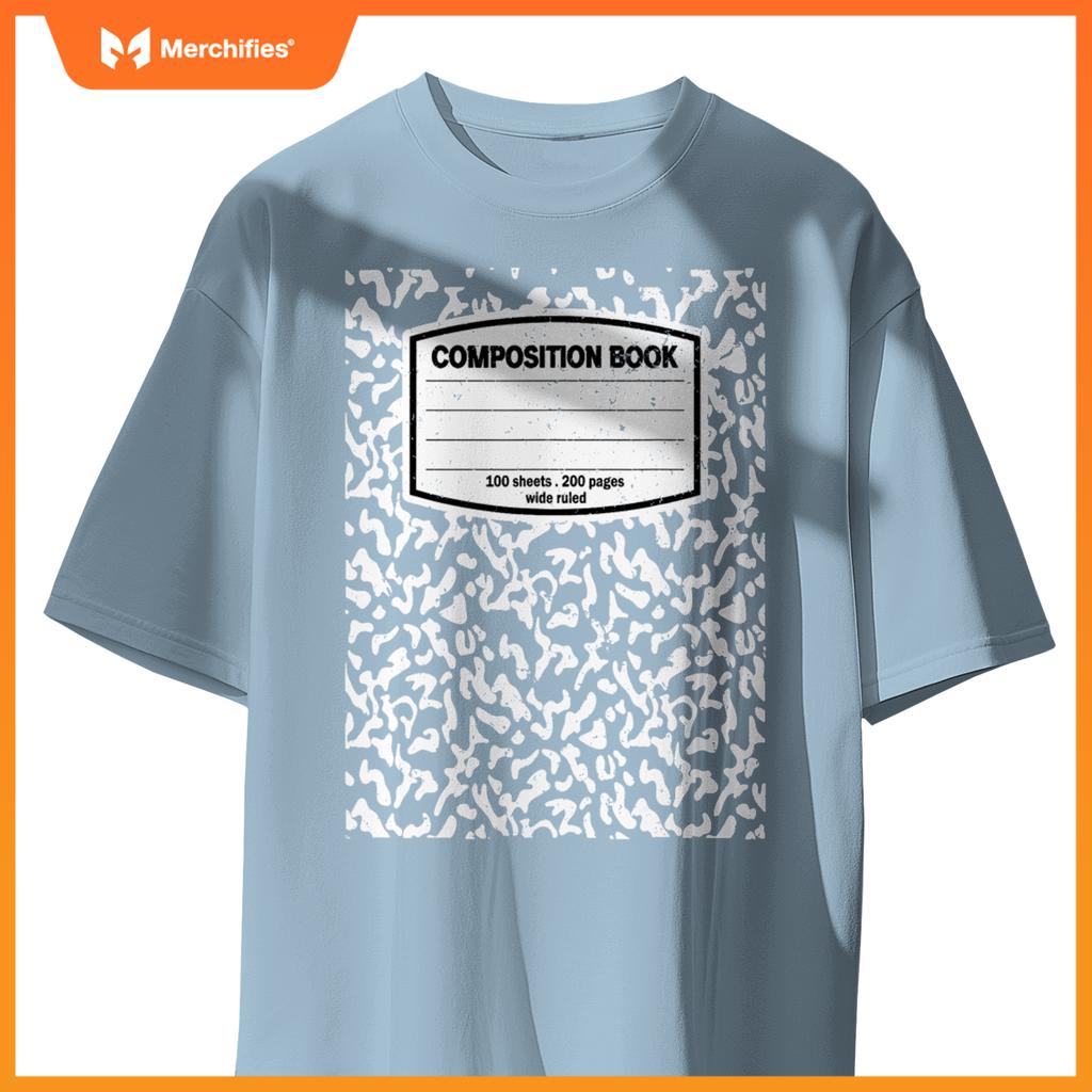 Composition Book Notebook Matching group Halloween Teacher T-Shirt