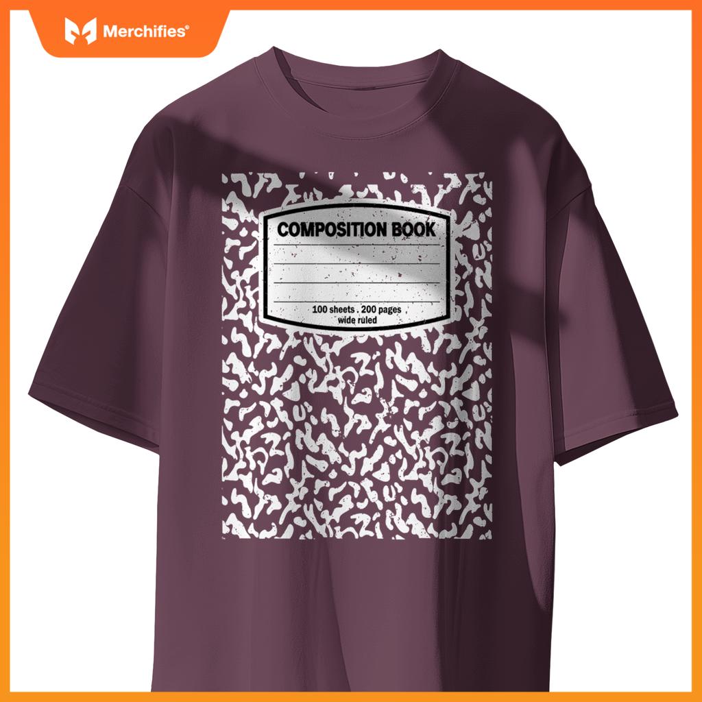 Composition Book Notebook Matching group Halloween Teacher T-Shirt
