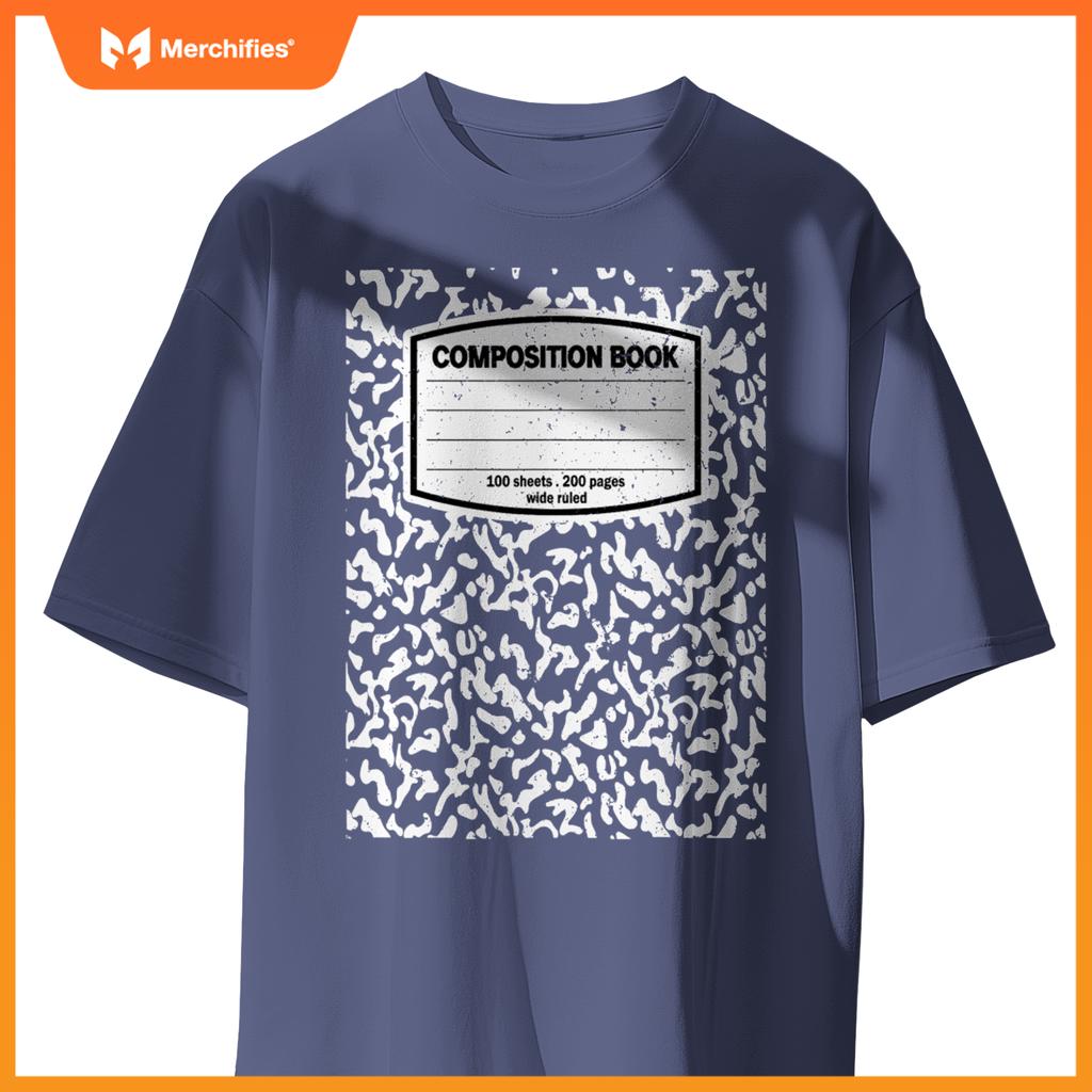 Composition Book Notebook Matching group Halloween Teacher T-Shirt