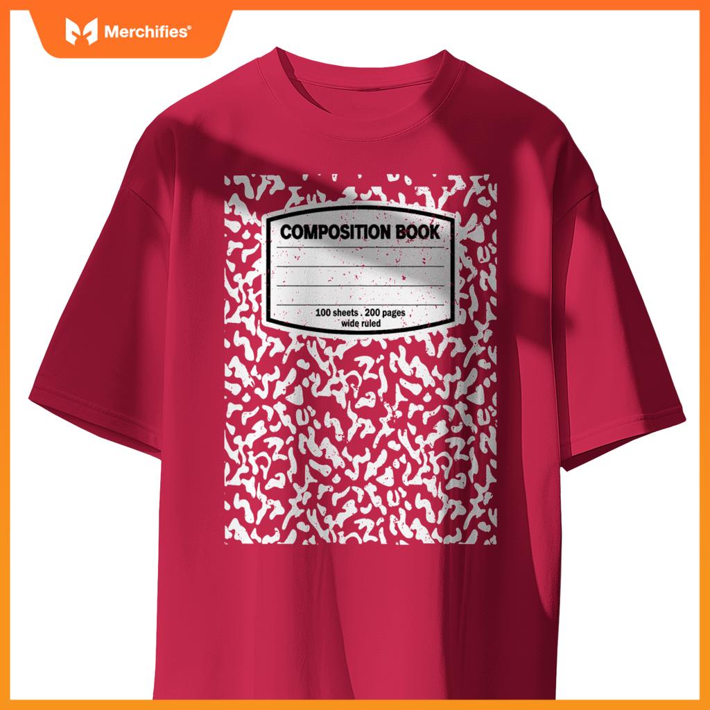 Composition Book Notebook Matching group Halloween Teacher T-Shirt