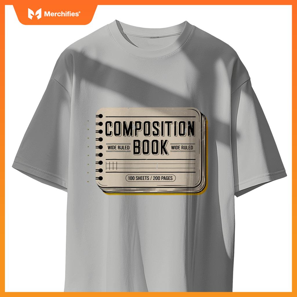 Composition Notebook Costume  teacher group matching tee T-Shirt