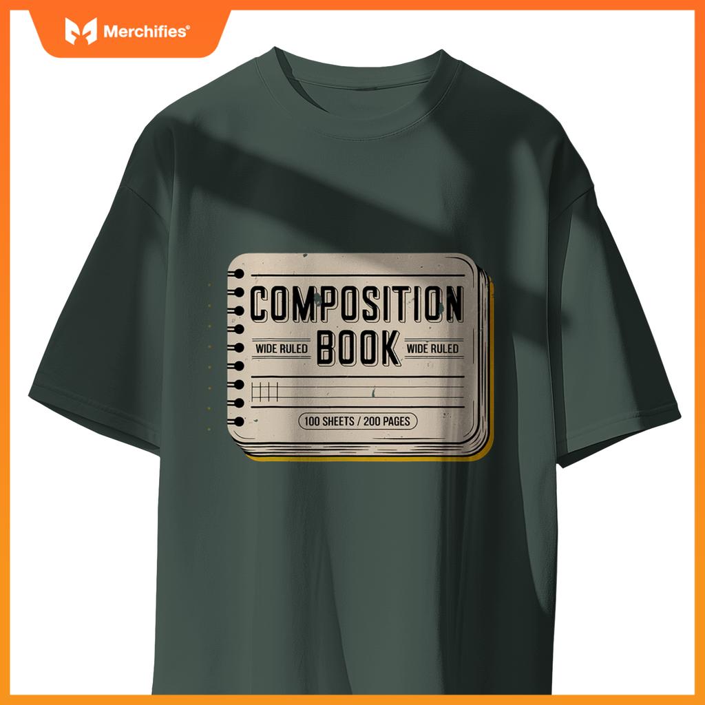 Composition Notebook Costume  teacher group matching tee T-Shirt