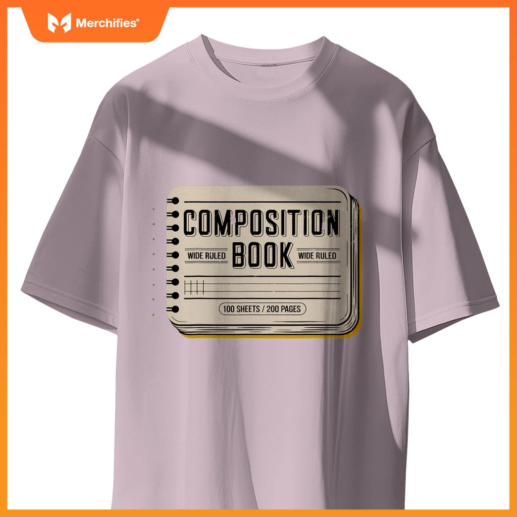 Composition Notebook Costume  teacher group matching tee T-Shirt