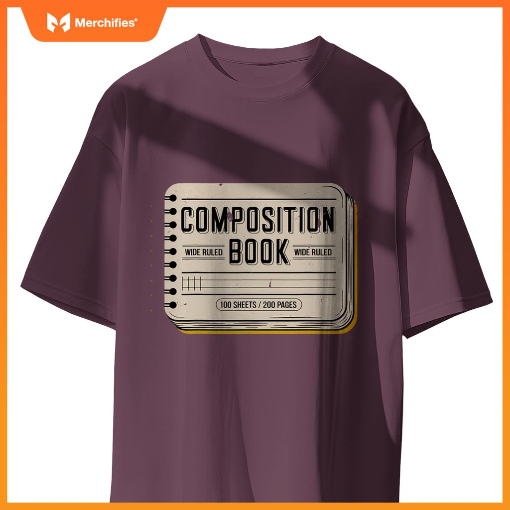 Composition Notebook Costume  teacher group matching tee T-Shirt