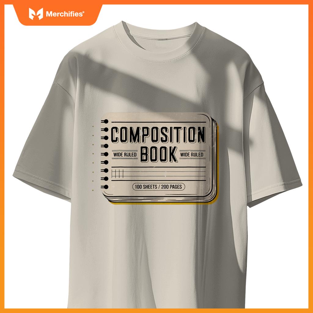 Composition Notebook Costume  teacher group matching tee T-Shirt