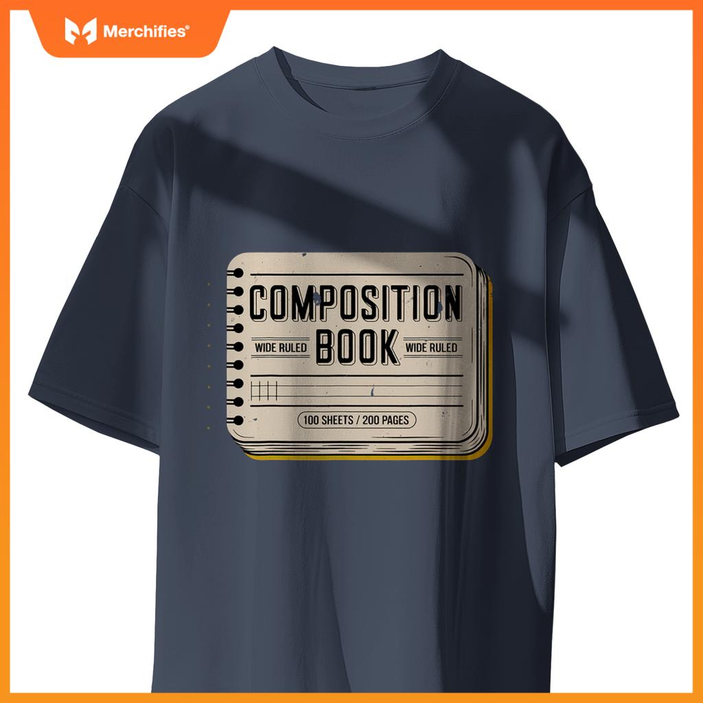 Composition Notebook Costume  teacher group matching tee T-Shirt