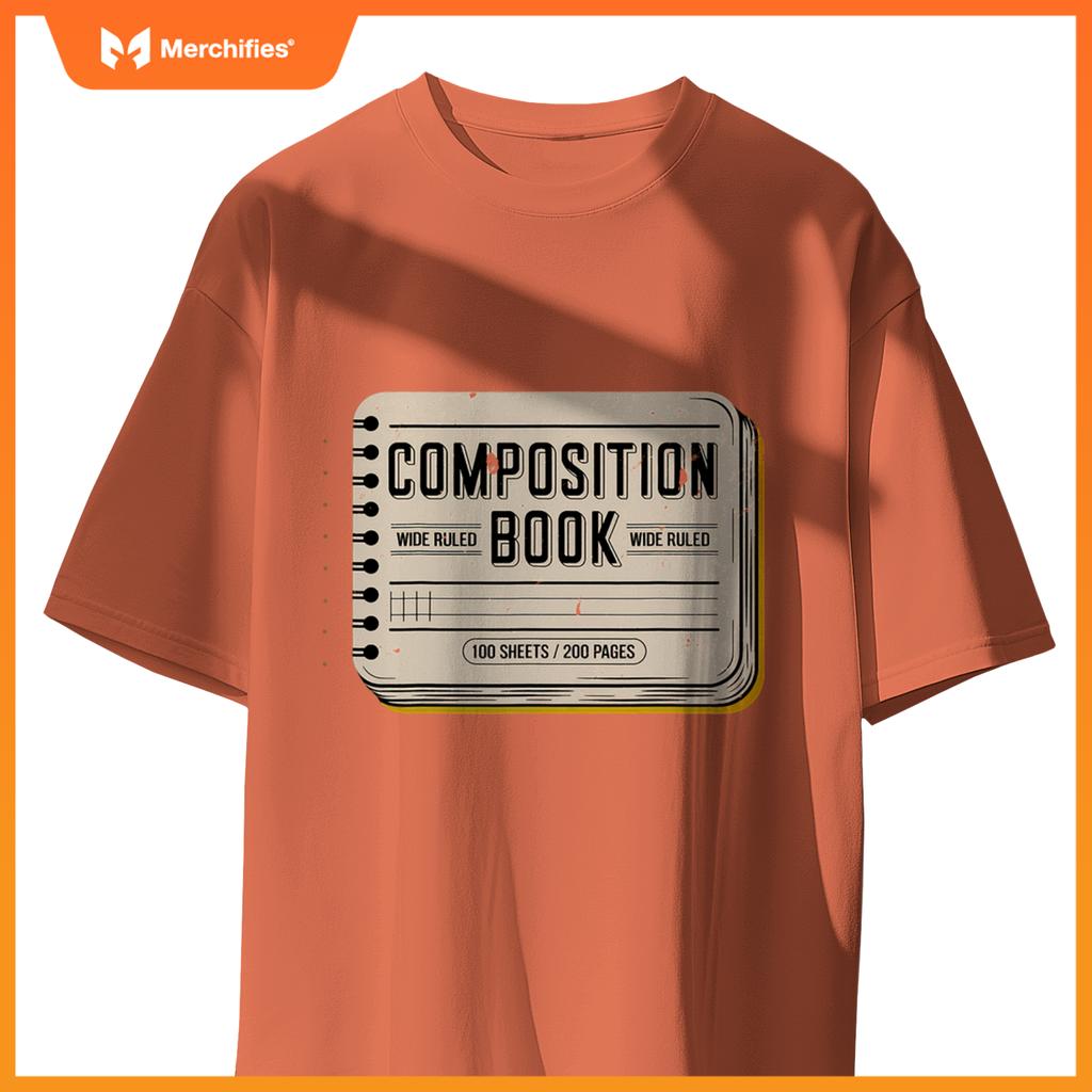 Composition Notebook Costume  teacher group matching tee T-Shirt