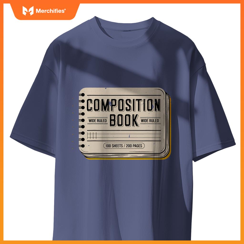 Composition Notebook Costume  teacher group matching tee T-Shirt