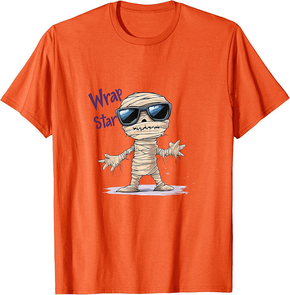 Cool Mummy Halloween Humor T-Shirt