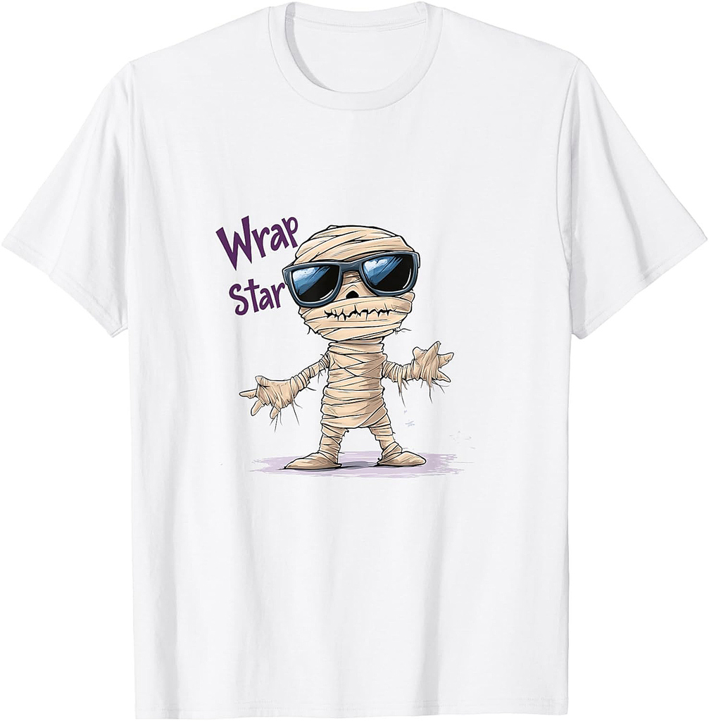 Cool Mummy Halloween Humor T-Shirt