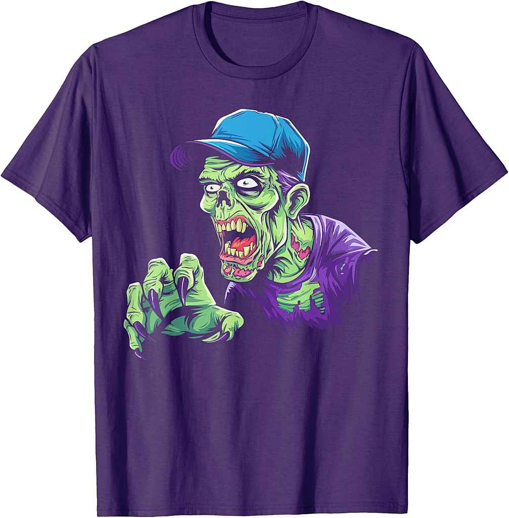 Cool Zombie Zombies Horror Trick Or Treat Halloween T-Shirt