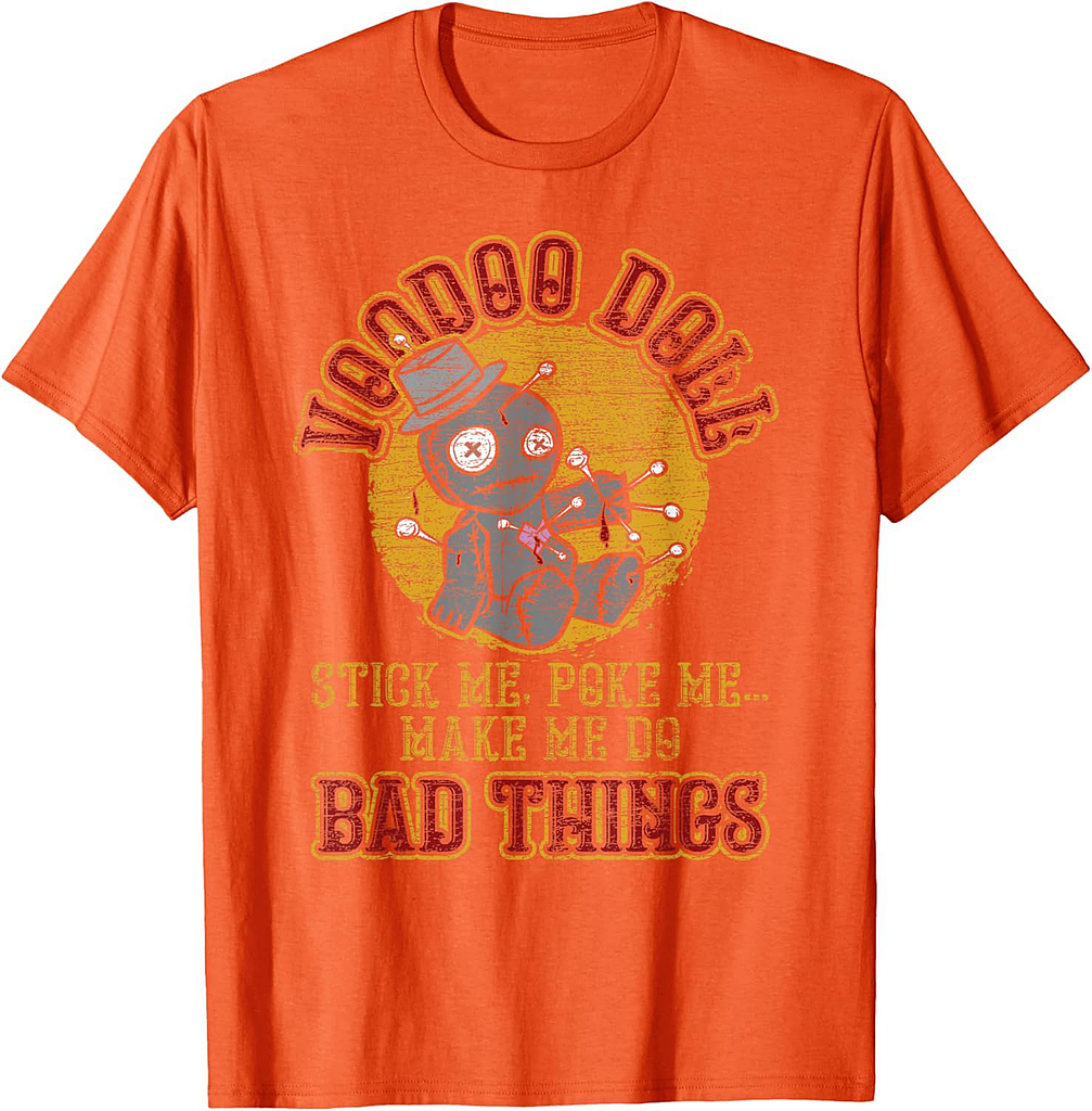 Costume Gift Scary Karma Halloween Voodoo Doll T-Shirt