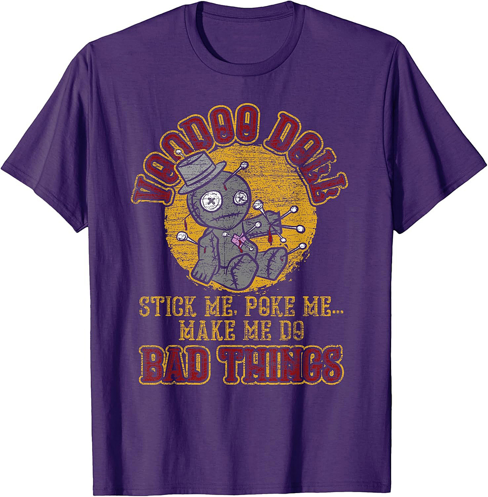 Costume Gift Scary Karma Halloween Voodoo Doll T-Shirt