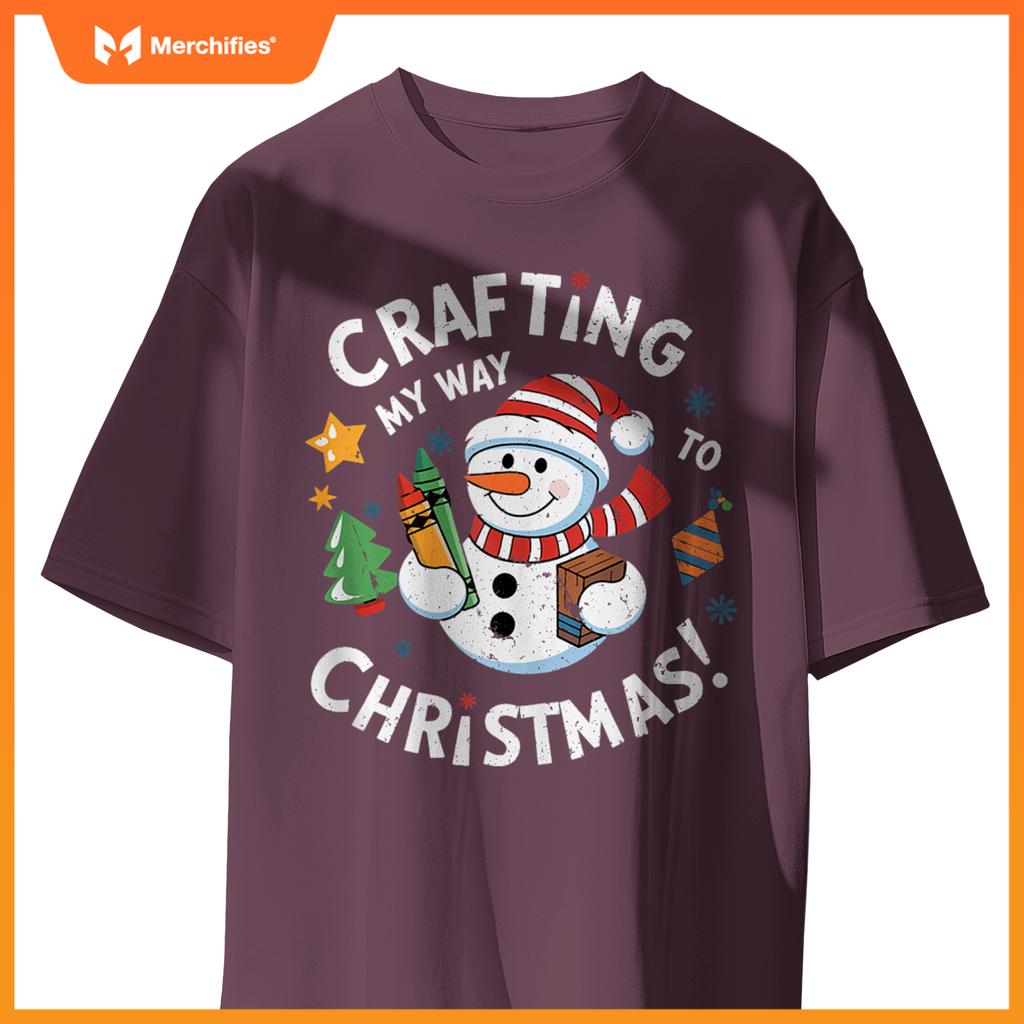 Crafting My Way to Christmas Snowman Activity Teacher Crayon