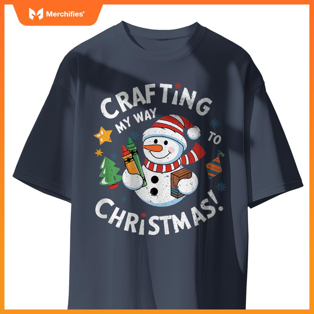 Crafting My Way to Christmas Snowman Activity Teacher Crayon