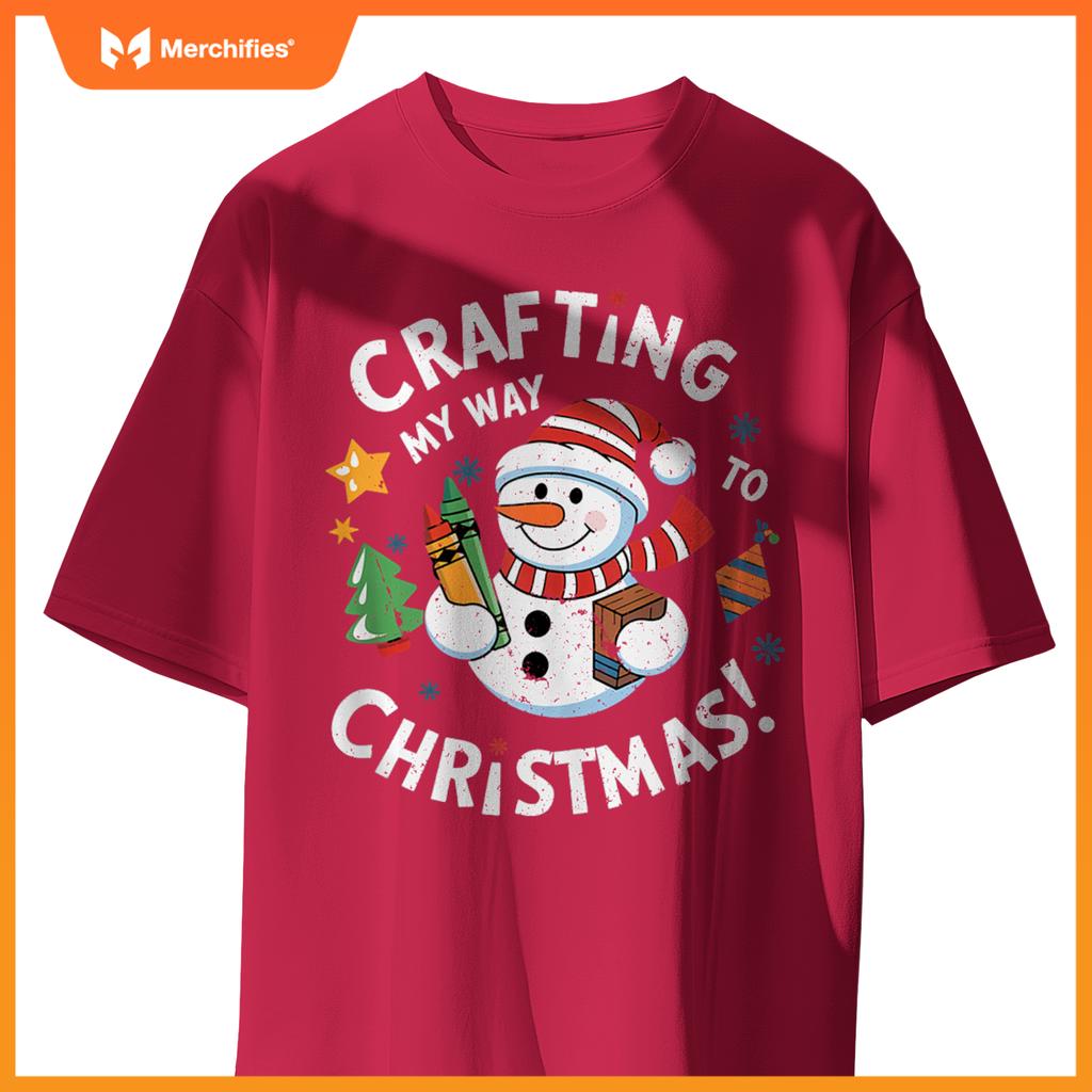 Crafting My Way to Christmas Snowman Activity Teacher Crayon