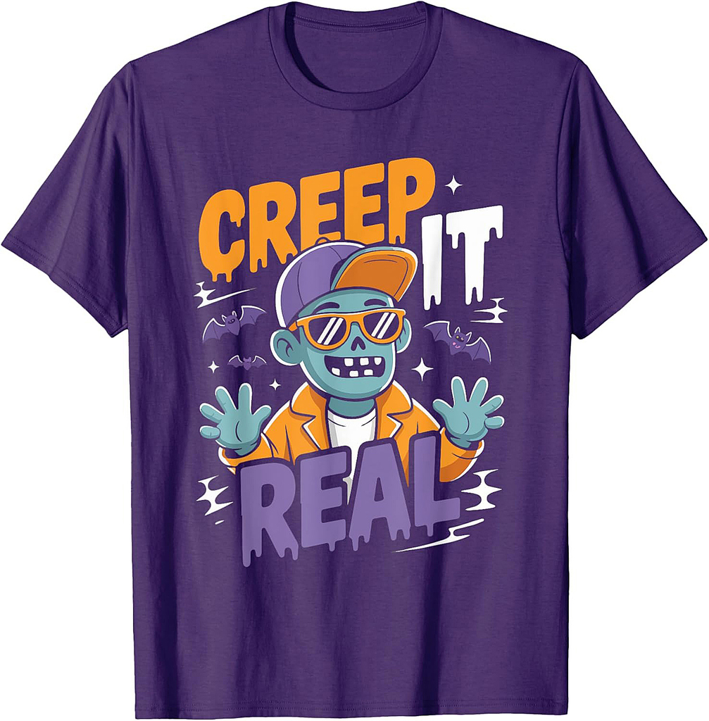 Creep It Real Halloween Costume Funny T-Shirt