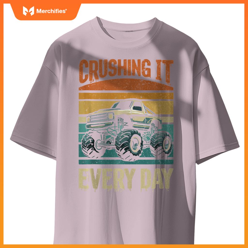 Crushing It Every Day Monster Truck T-Shirt