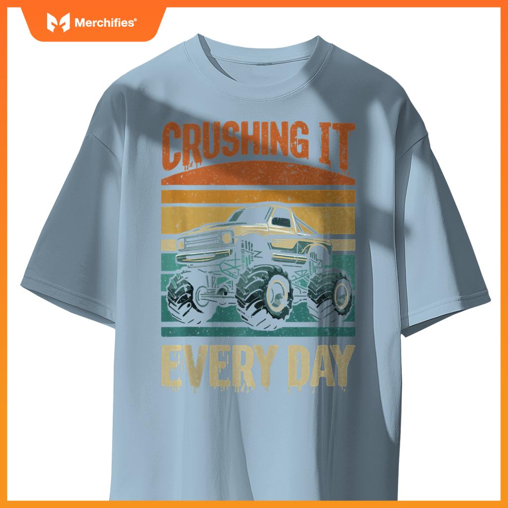 Crushing It Every Day Monster Truck T-Shirt