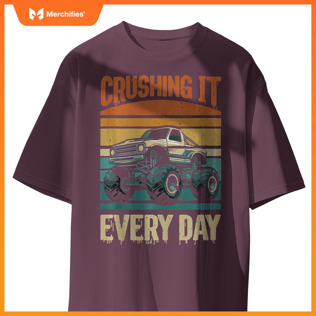 Crushing It Every Day Monster Truck T-Shirt