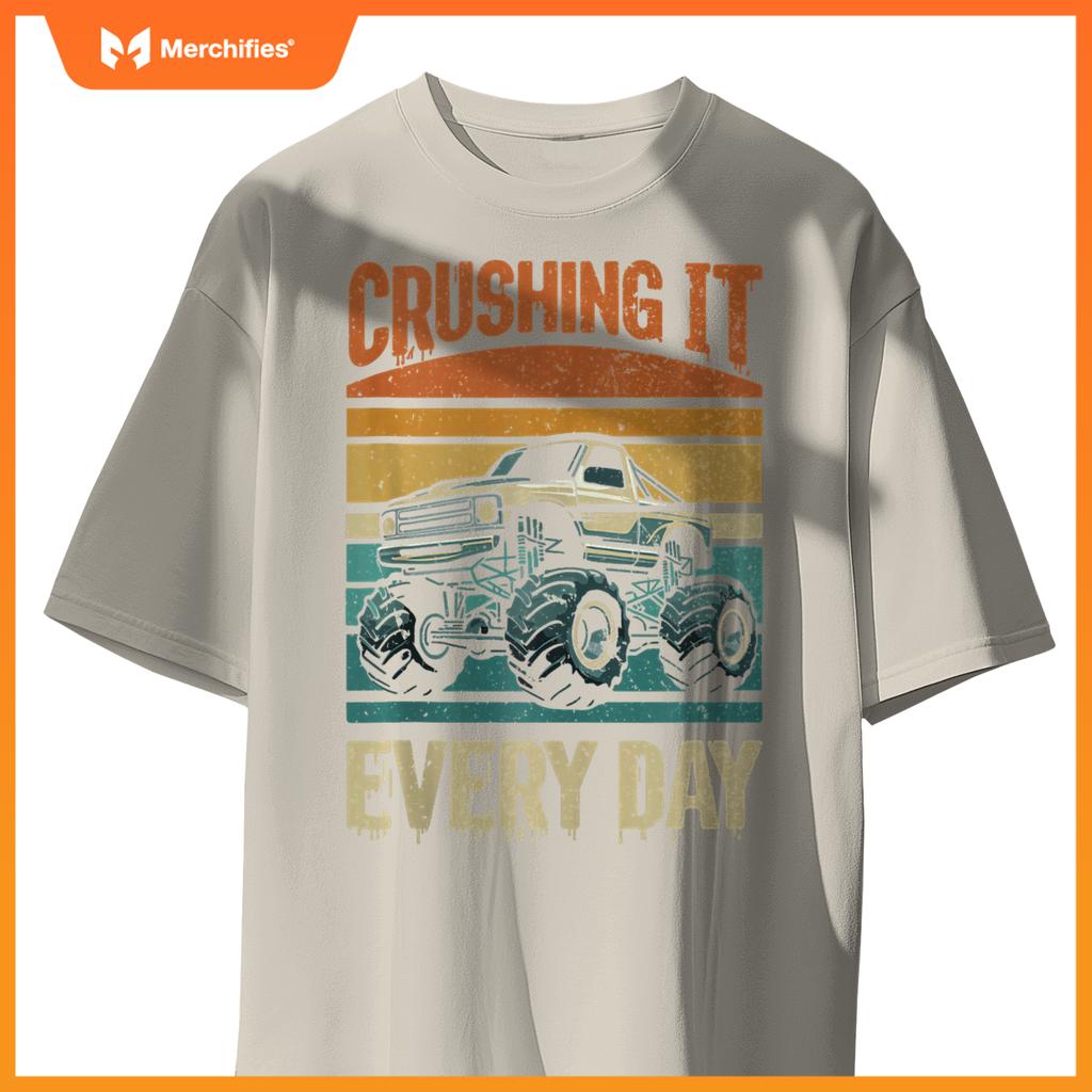 Crushing It Every Day Monster Truck T-Shirt