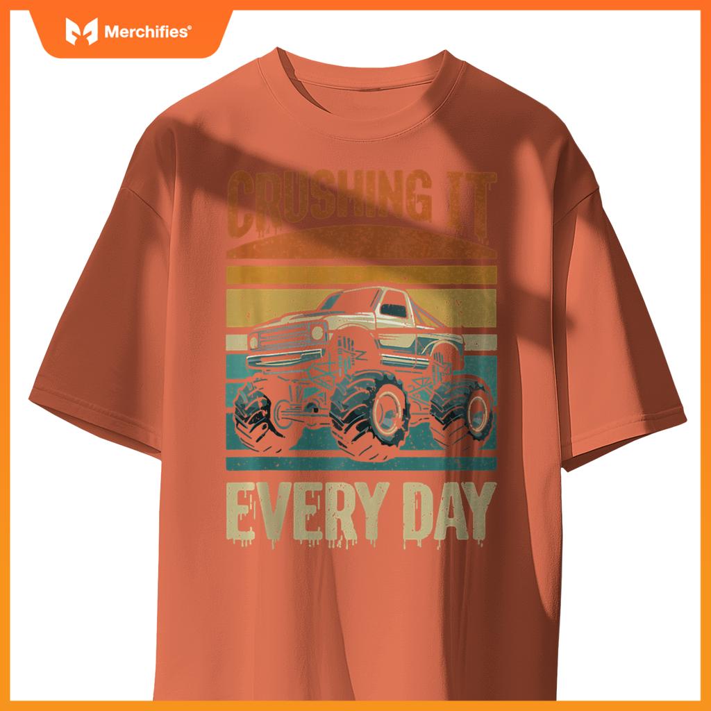 Crushing It Every Day Monster Truck T-Shirt