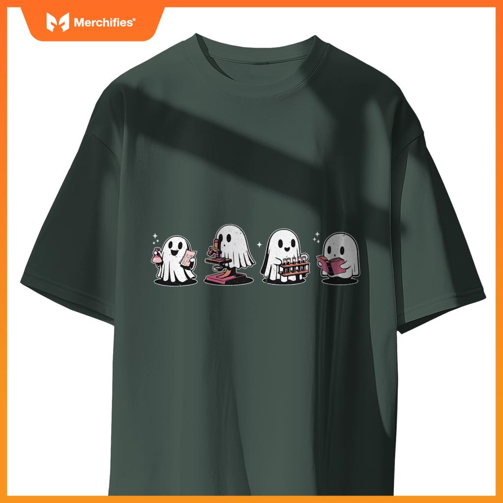 Cute Halloween Science Chemistry Ghost Laboratory Teacher