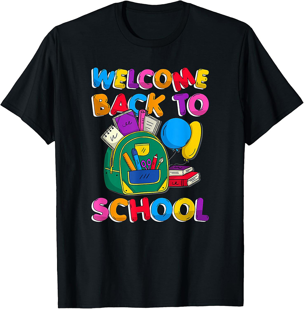 Cute Welcome Back To School First Day Of School T-Shirt