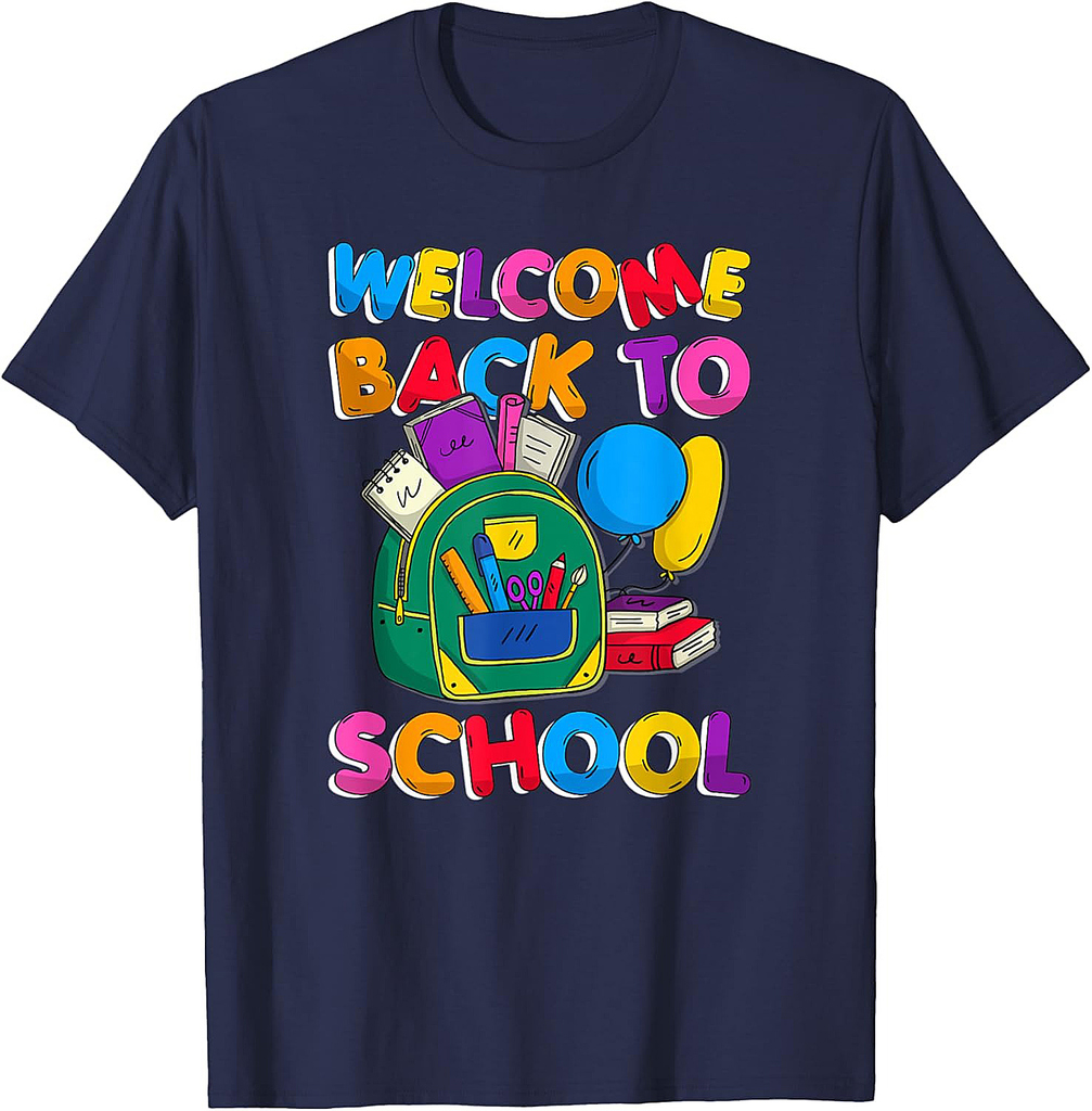 Cute Welcome Back To School First Day Of School T-Shirt