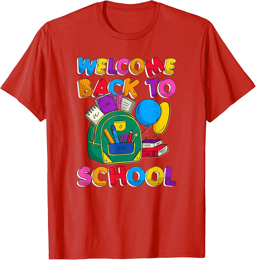 Cute Welcome Back To School First Day Of School T-Shirt