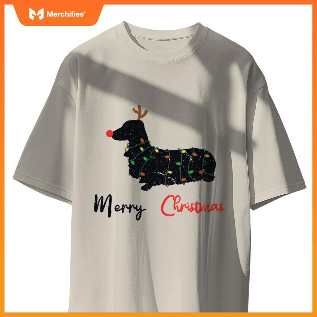 Dachshund Merry Christmas Winter Dogs Christmas T-Shirt