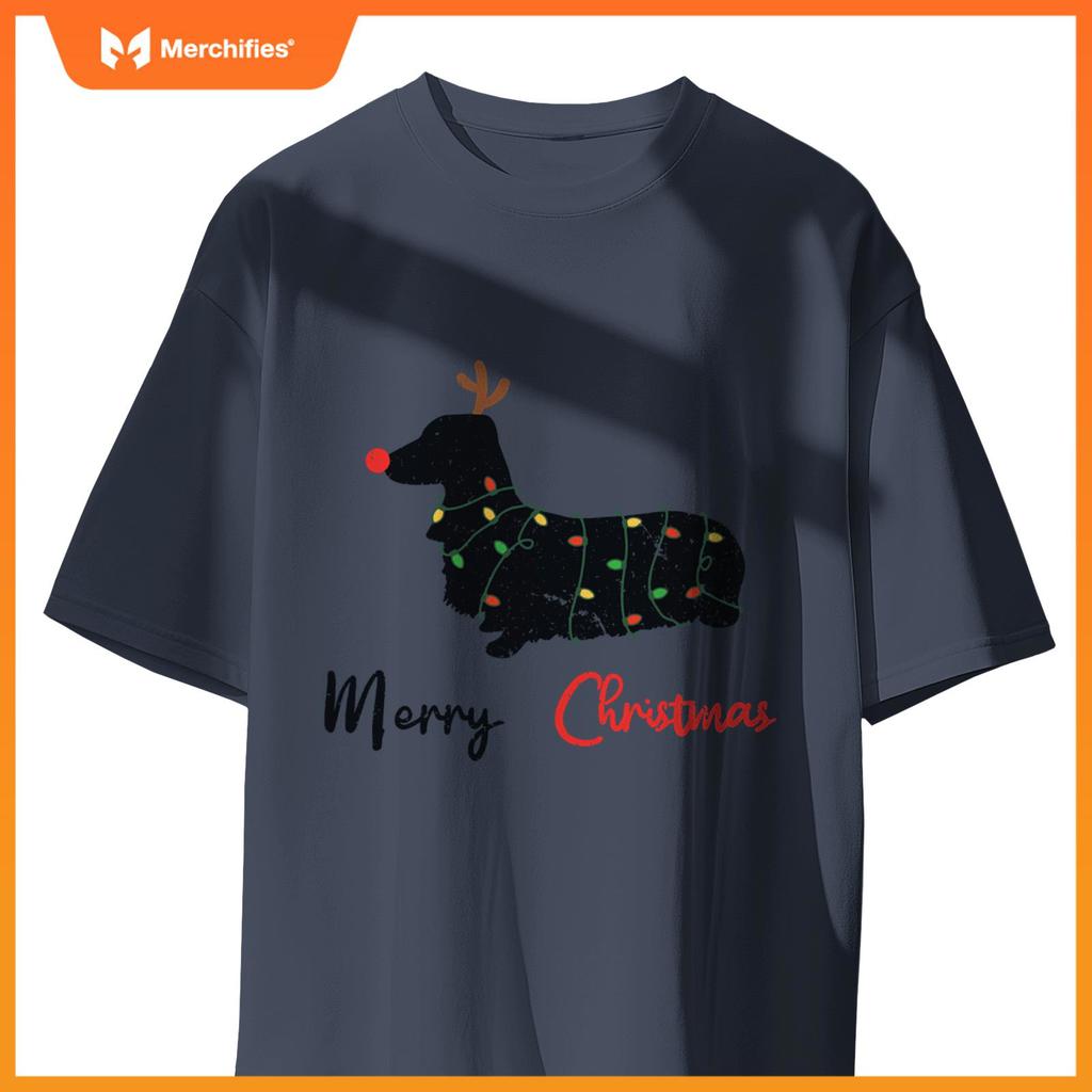 Dachshund Merry Christmas Winter Dogs Christmas T-Shirt