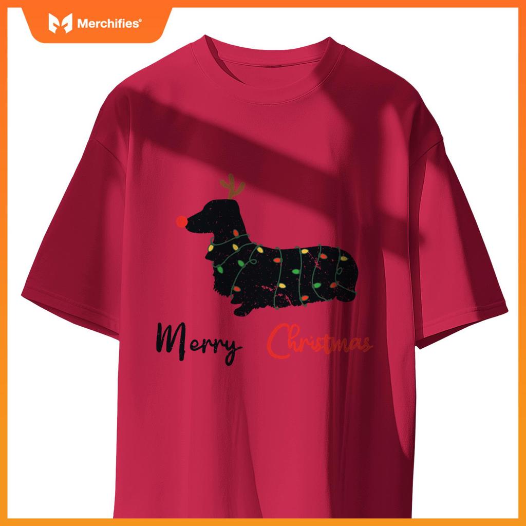 Dachshund Merry Christmas Winter Dogs Christmas T-Shirt