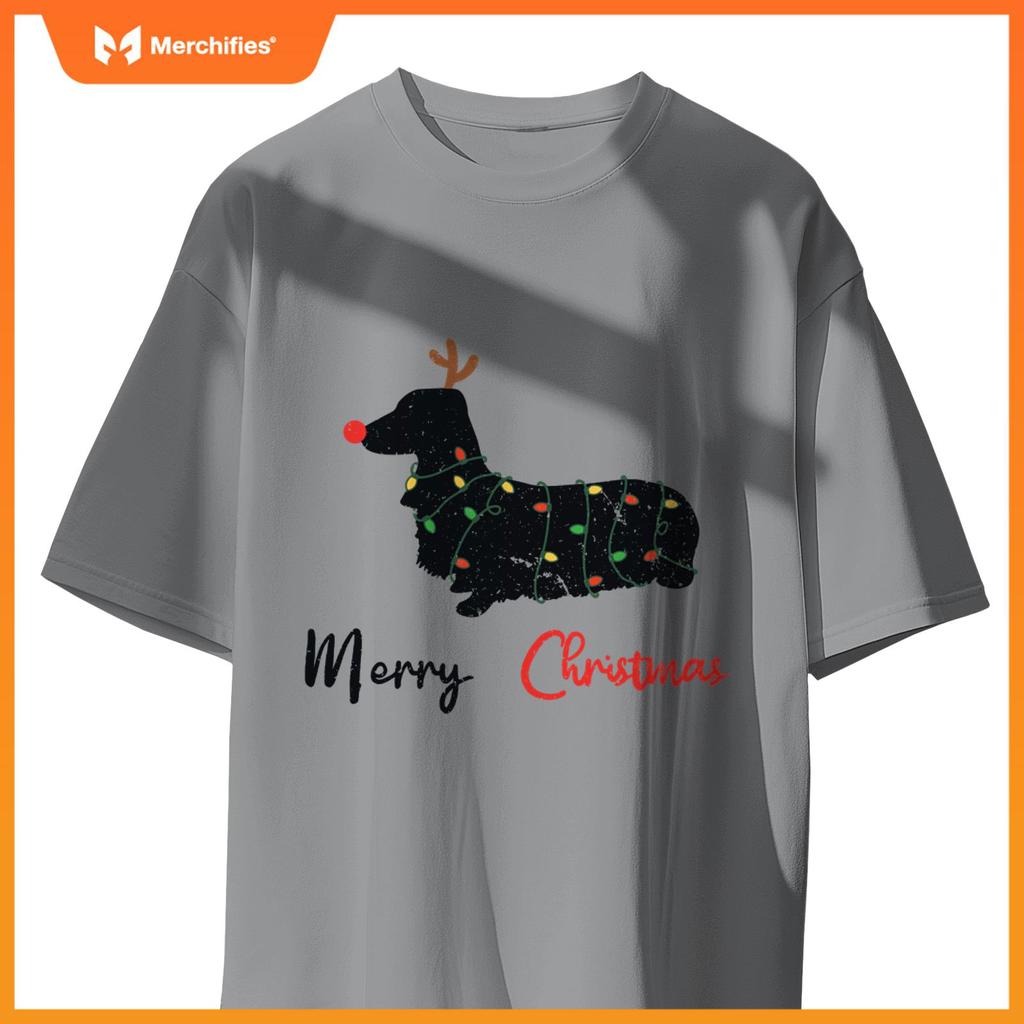 Dachshund Merry Christmas Winter Dogs Christmas T-Shirt