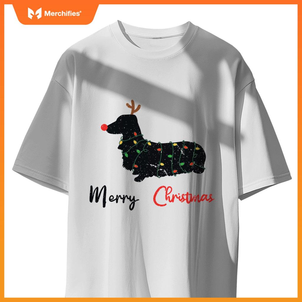 Dachshund Merry Christmas Winter Dogs Christmas T-Shirt