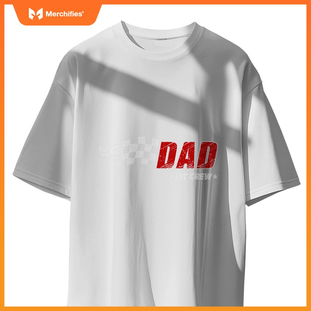 Dad Pit Crew Race Car Birthday Family Matching Pit Crew T-Shirt
