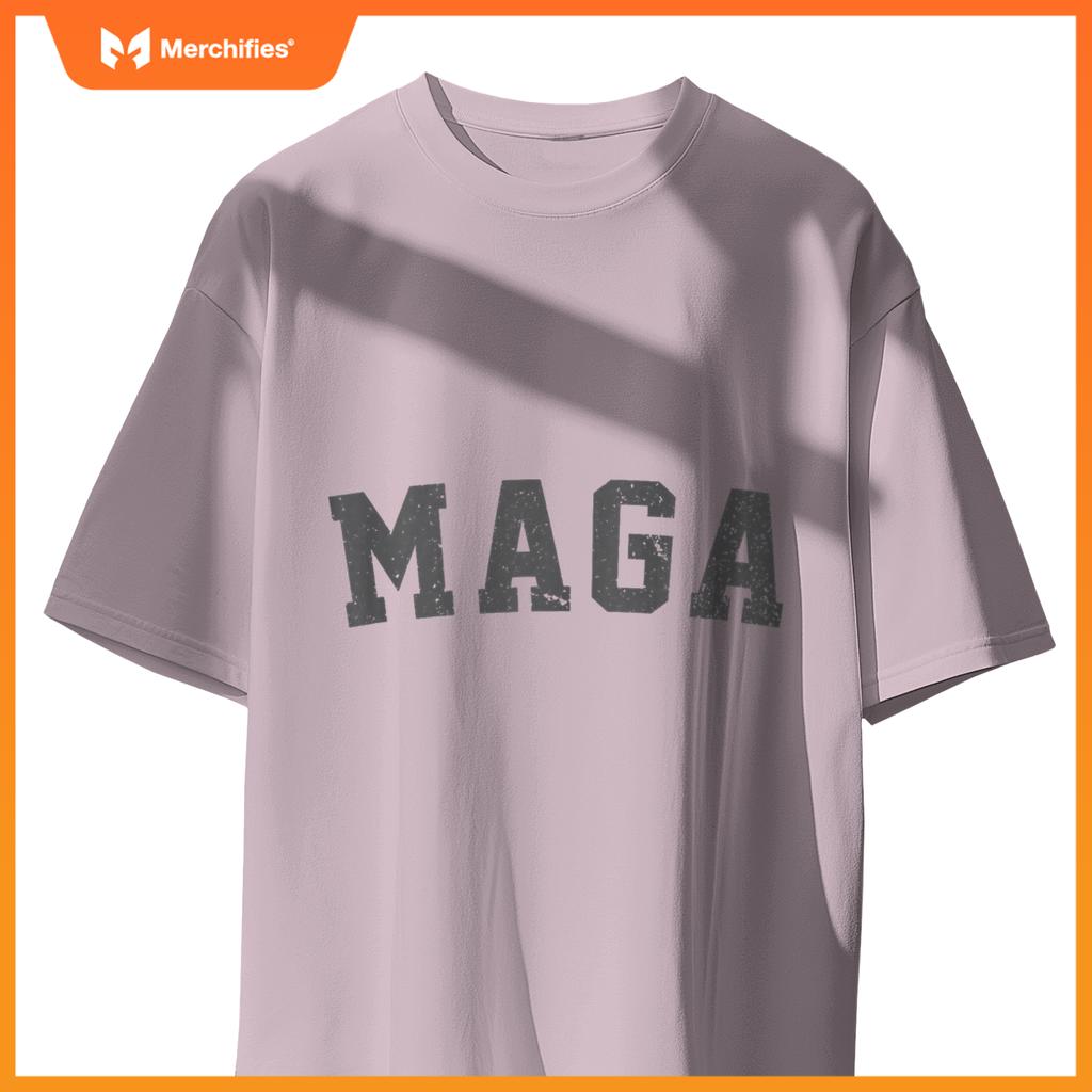 Dark MAGA Black MAGA Donald Trump Supporter Patriotic T-Shirt