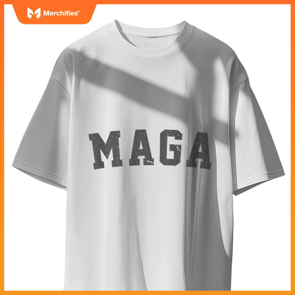 Dark MAGA Black MAGA Donald Trump Supporter Patriotic T-Shirt