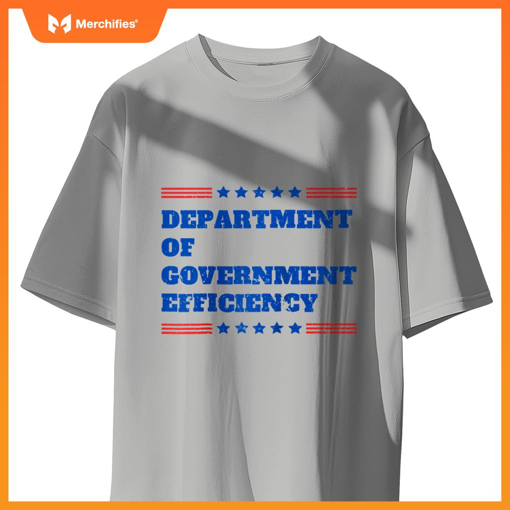 Department of Government Efficiency Patriotic Trump Slogan Raglan Baseball Tee T-Shirt