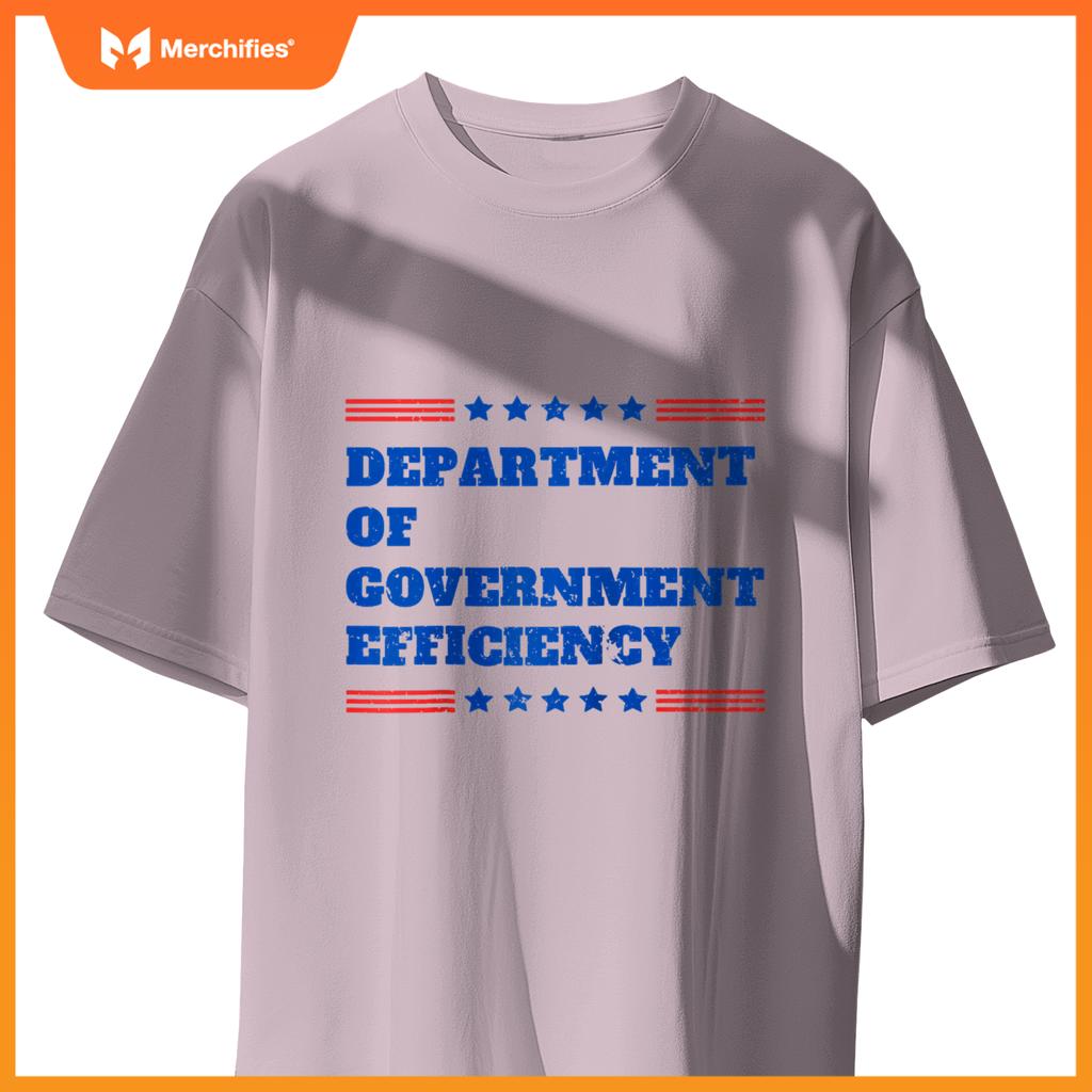 Department of Government Efficiency Patriotic Trump Slogan Raglan Baseball Tee T-Shirt