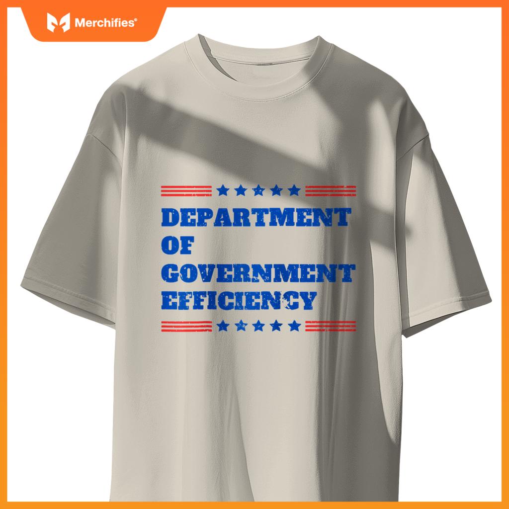 Department of Government Efficiency Patriotic Trump Slogan Raglan Baseball Tee T-Shirt