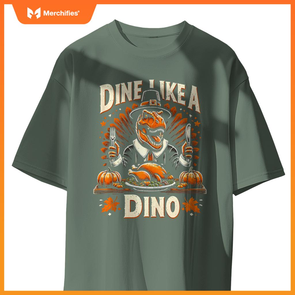 Dine Like a Dino Thanksgiving T-Rex Dino