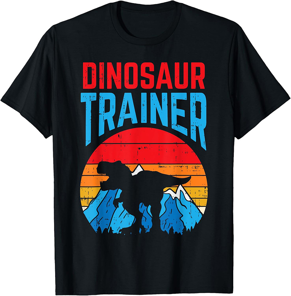 Dinosaur Trainer T-Rex Funny Easy Halloween Costume Boys T-Shirt