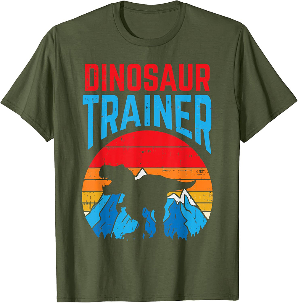 Dinosaur Trainer T-Rex Funny Easy Halloween Costume Boys T-Shirt