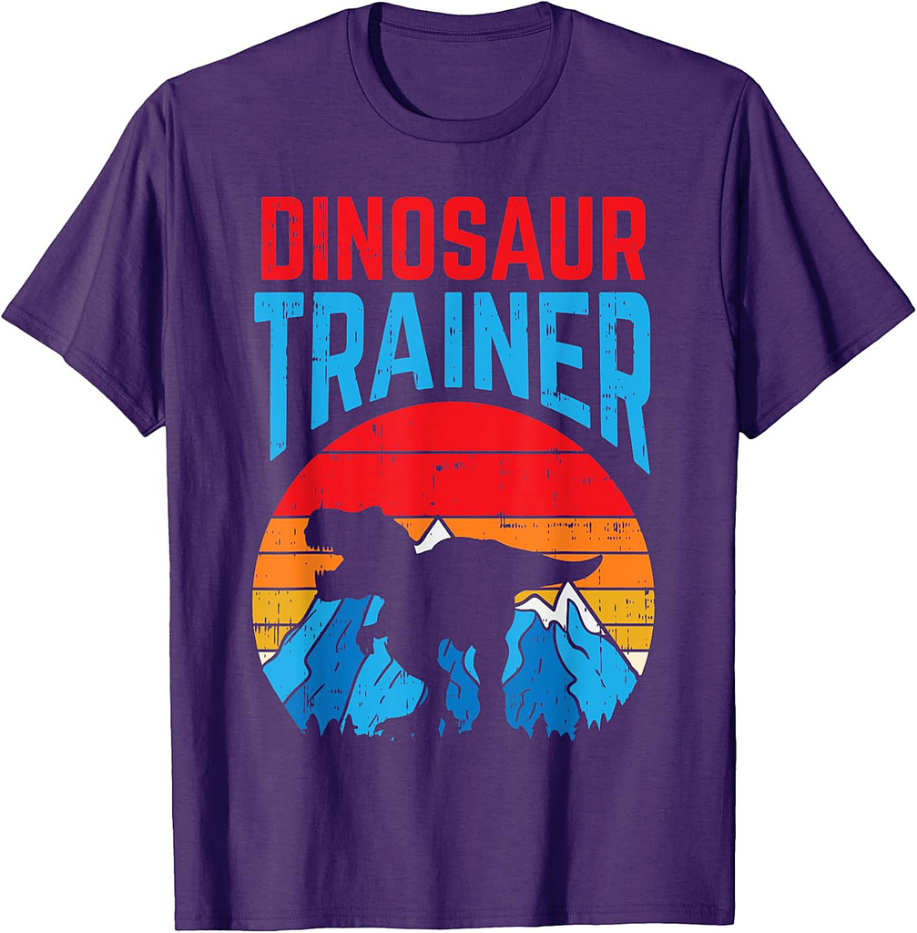 Dinosaur Trainer T-Rex Funny Easy Halloween Costume Boys T-Shirt