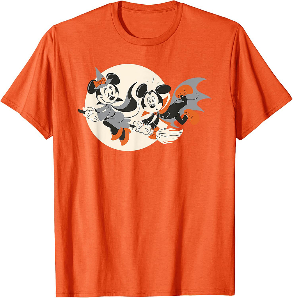 Disney - Halloween Mickey and Minnie Flying T-Shirt
