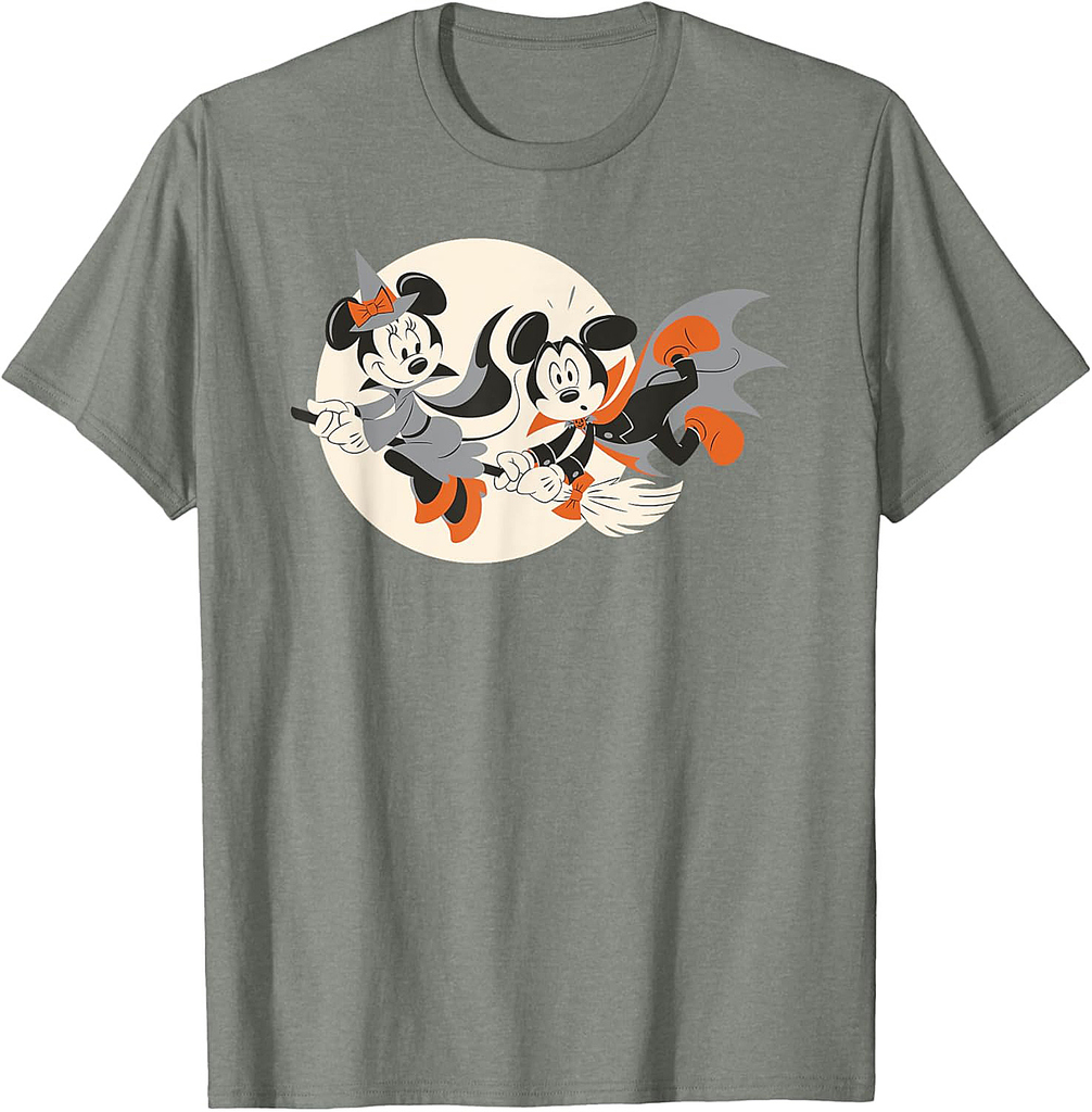 Disney - Halloween Mickey and Minnie Flying T-Shirt
