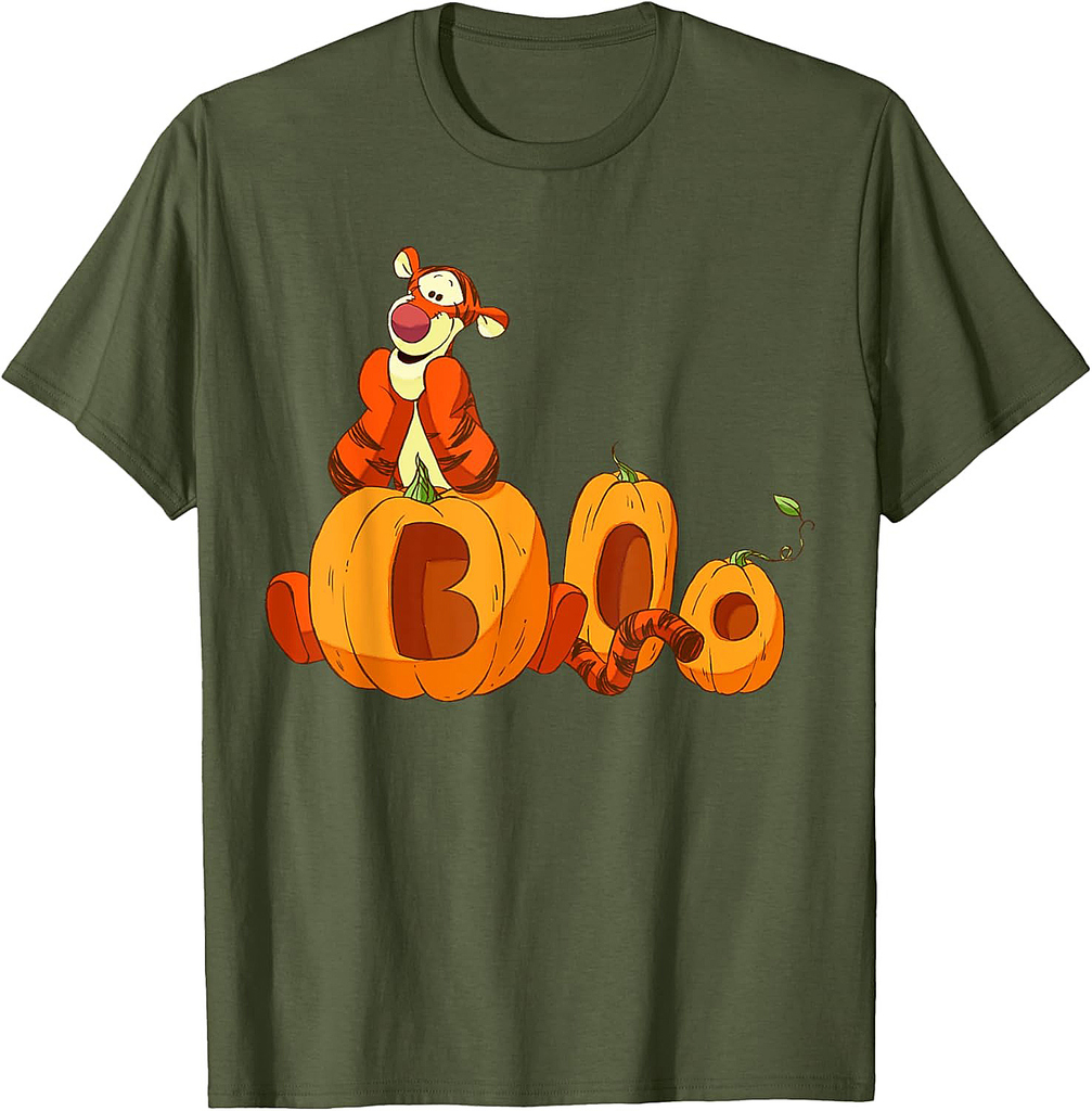 Disney - Halloween Tigger Boo Pumpkins T-Shirt