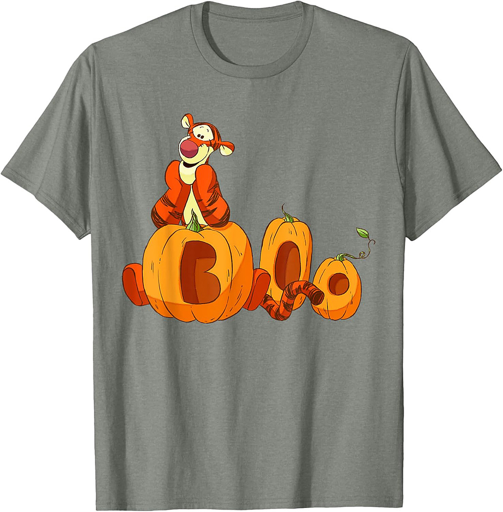 Disney - Halloween Tigger Boo Pumpkins T-Shirt