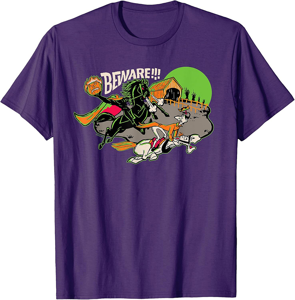 Disney 100 The Headless Horseman of Sleepy Hollow Halloween T-Shirt